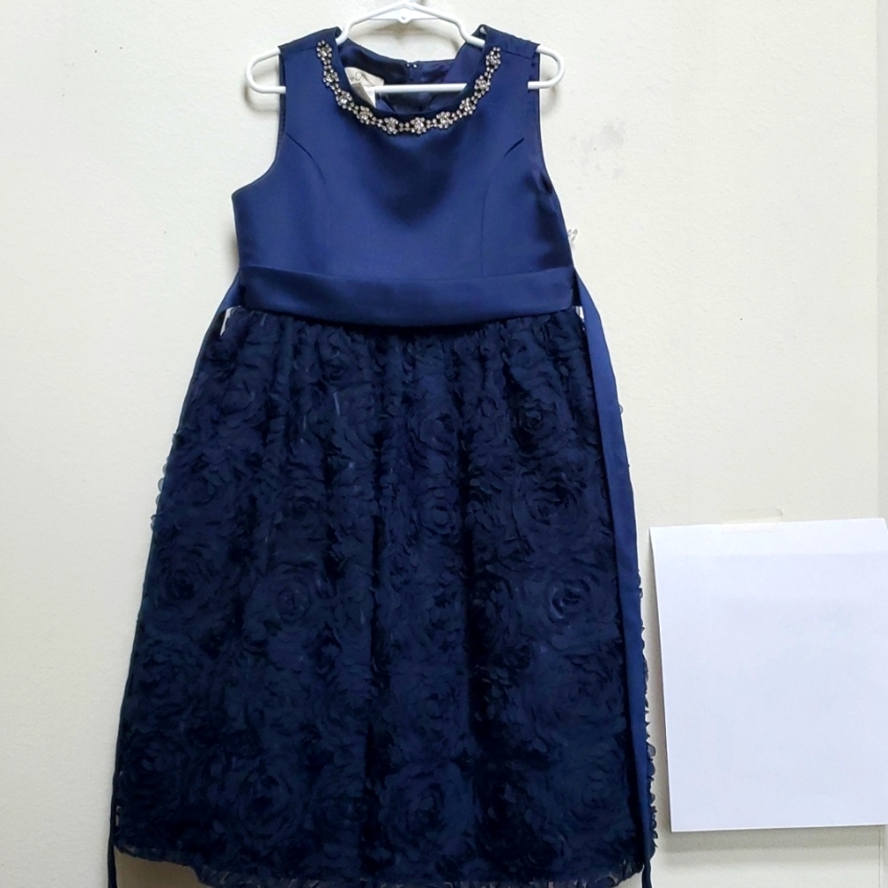 Dark blue dress